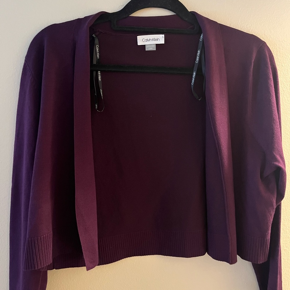 Calvin Klein Women's Purple Sweater